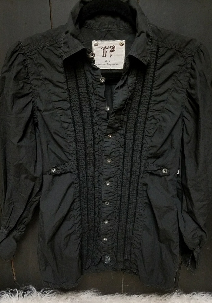 Free People Steampunk style blouse